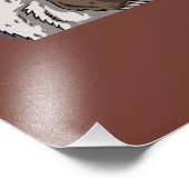 Sleuf en Llama rijden in de zon van het Boho Retro Foto Afdruk (Hoek)