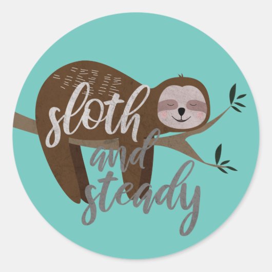 Sleuf en steady ronde sticker (Voorkant)