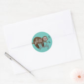 Sleuf en steady ronde sticker (Envelop)