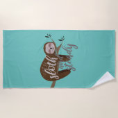 Sleuf en steady strandlaken (Voorkant)