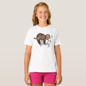 Sleuf en steady t-shirt (Voorkant volledig)