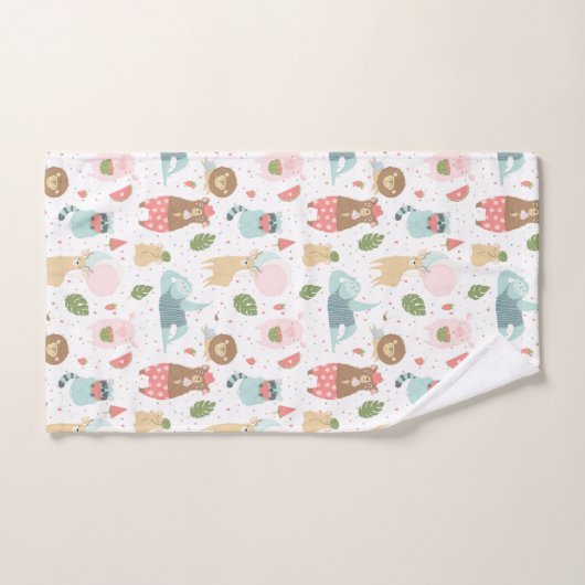 Sleuf en vriendenpatroon bad handdoek (Handdoek)