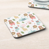 Sleuf en vriendenpatroon bier onderzetter (Linkerzijde)