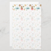 Sleuf en vriendenpatroon briefpapier (Voorkant / Achterkant)