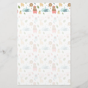 Sleuf en vriendenpatroon briefpapier