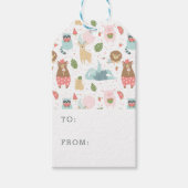 Sleuf- en vriendenpatroon cadeaulabel (Voorkant)