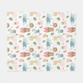 Sleuf en vriendenpatroon fleece deken (Voorkant (Horizontaal))