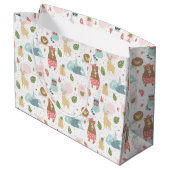 Sleuf en vriendenpatroon groot cadeauzakje (Achterkant Gekanteld)