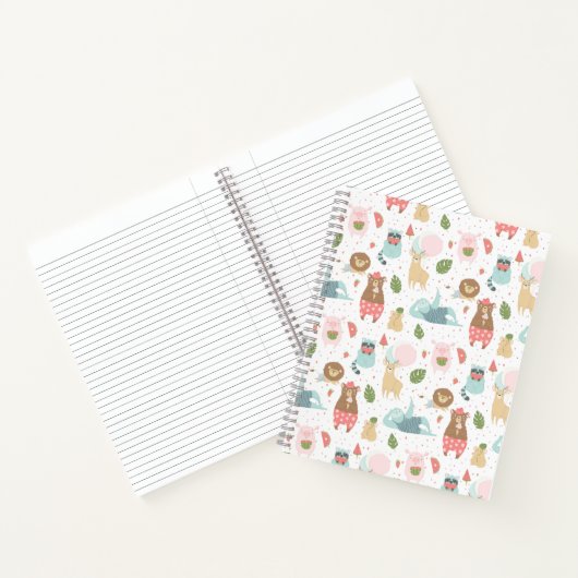 Sleuf en vriendenpatroon notitieboek (Binnen)