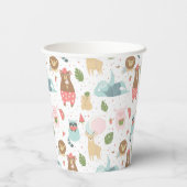 Sleuf en vriendenpatroon papieren bekers (Achterkant)