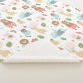 Sleuf en vriendenpatroon sherpa deken (3/4)