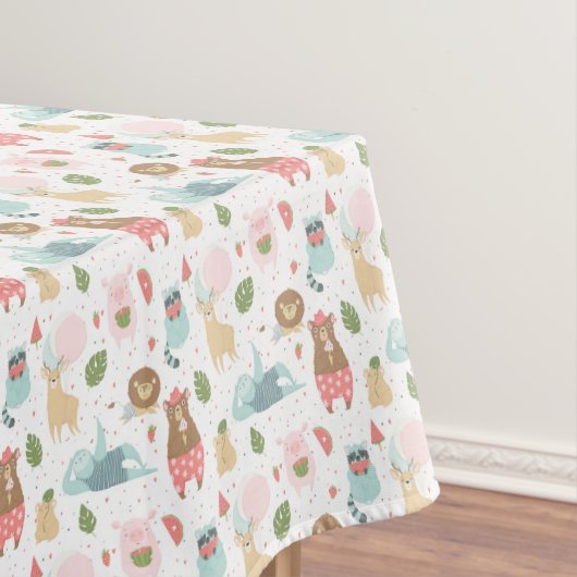 Sleuf en vriendenpatroon tafelkleed (Voorbeeld)