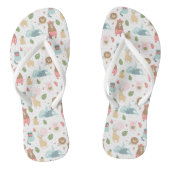 Sleuf en vriendenpatroon teenslippers (Voetbed)