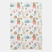 Sleuf en vriendenpatroon theedoek (Verticaal)