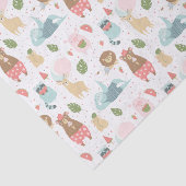 Sleuf en vriendenpatroon tissuepapier (Detail)