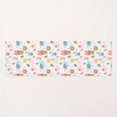 Sleuf- en vriendenpatroon yogamat (Voorkant (horizontaal))