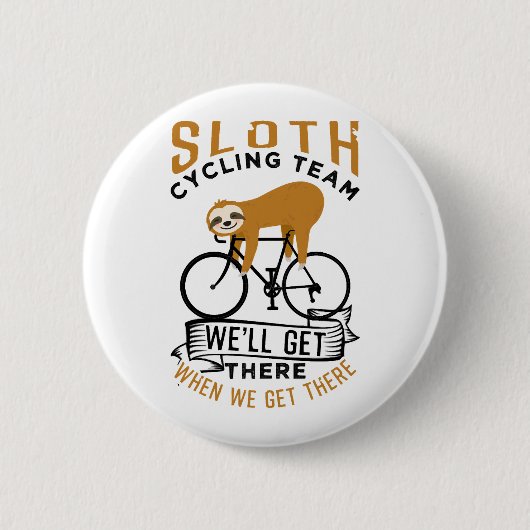 Sleuf-fietsteam Ronde Button 5,7 Cm (Voorkant)