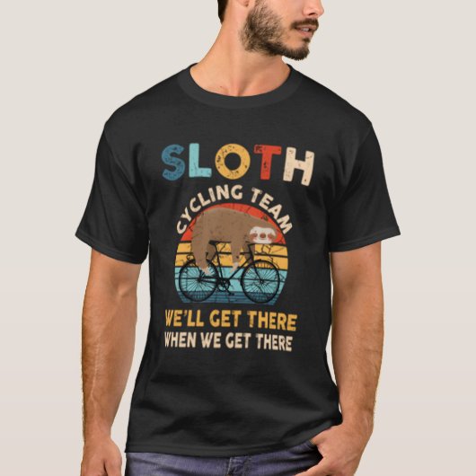 Sleuf-fietsteam T-shirt (Voorkant)