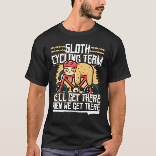 Sleuf-fietsteam T-shirt (Voorkant)