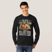 Sleuf-fietsteam T-shirt (Voorkant volledig)