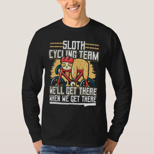 Sleuf-fietsteam T-shirt (Voorkant)