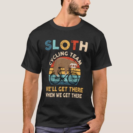Sleuf-fietsteam T-shirt (Voorkant)
