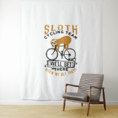 Sleuf-fietsteam Wandkleed (In situ)