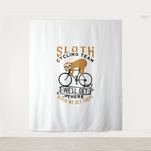 Sleuf-fietsteam Wandkleed (Voorkant)