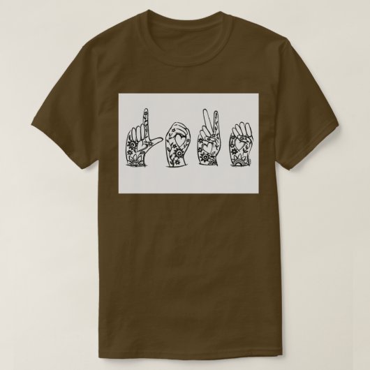 SLEUF gebarentaal 11 T-shirt (Design voorkant)