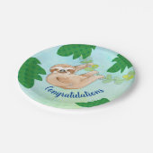 Sleuf gefeliciteerd Baby shower Bord partij (Gekanteld)