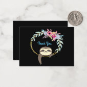 Sleuf hangende ventilator Hartelijk dank Notitiekaartje (Voorkant / Achterkant in situ)