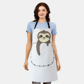 Sleuf-hanging Pocket Schort (Gedragen)