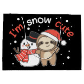 Sleuf ik ben Sneeuwpop Sneeuwpop Groot Cadeauzakje (Achterkant)