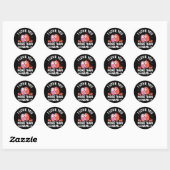 Sleuf ik hou meer van je dan van nippels ronde sticker (Vel)