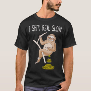 Sleuf ik pomp echt traag Oerwoud dierboomklimmen T-shirt