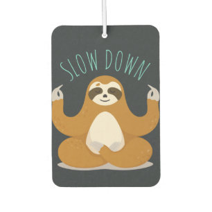 Sleuf in Lotus Yoga Pose "Slow Down" Luchtverfrisser