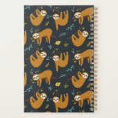 Sleuf in Lotus Yoga Pose "Slow Down" Planner (Achterkant)