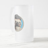Sleuf (in pet Baker Boy) Matglas Bierpul (Voorkant links)