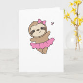 Sleuf is dansende balletkoffersleuven dansen kaart (Gele Bloem)