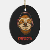 Sleuf kalm houden in de chillin- sleufmodus keramisch ornament (Rechts)