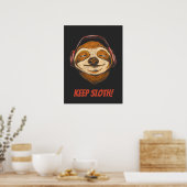 Sleuf kalm houden in de chillin- sleufmodus poster (Keuken)