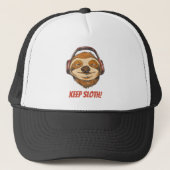 Sleuf kalm houden in de chillin- sleufmodus trucker pet (Voorkant)