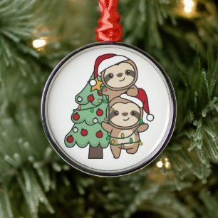 Sleuf kerstboomkerstdieren Sleuven Metalen Ornament