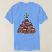 Sleuf kerstboomkoortsbomen T T-shirt (Design voorkant)
