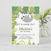 Sleuf laat persoonlijke feestdag ophangen kaart (Staand voorkant)