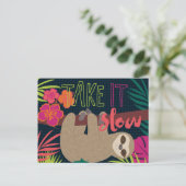 Sleuf - Langzaam. Briefkaart (Staand voorkant)