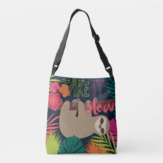 Sleuf - Langzaam. Crossbody Tas (Achterkant)