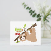 Sleuf - Langzaam is de nieuwe snelle Briefkaart (Staand voorkant)