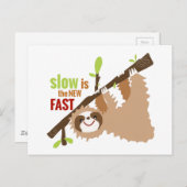 Sleuf - Langzaam is de nieuwe snelle Briefkaart (Voorkant / Achterkant)