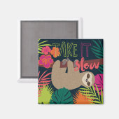 Sleuf - Langzaam. Magneet (Voorkant / Achterkant)